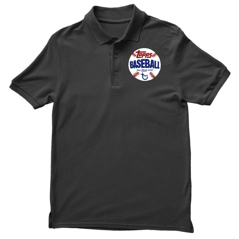 Topps Baseball Vintage Style The Real One Retro Men's Polo Shirt by fizzoviklea | Artistshot