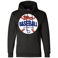 Topps Baseball Vintage Style The Real One Retro Champion Hoodie | Artistshot