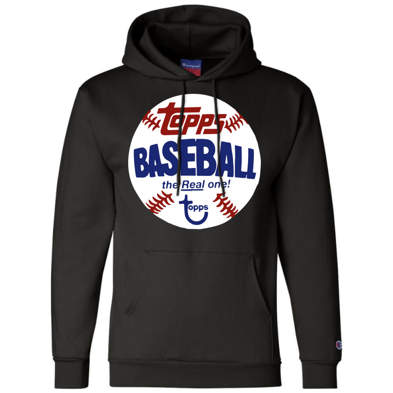 Topps Baseball Vintage Style The Real One Retro Champion Hoodie by fizzoviklea | Artistshot