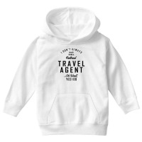 Travel Agent Work Job Title Gift Youth Hoodie | Artistshot