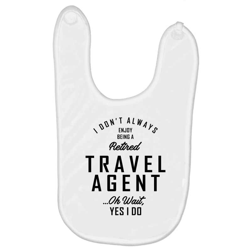 Travel Agent Work Job Title Gift Baby Bibs by cidolopez | Artistshot