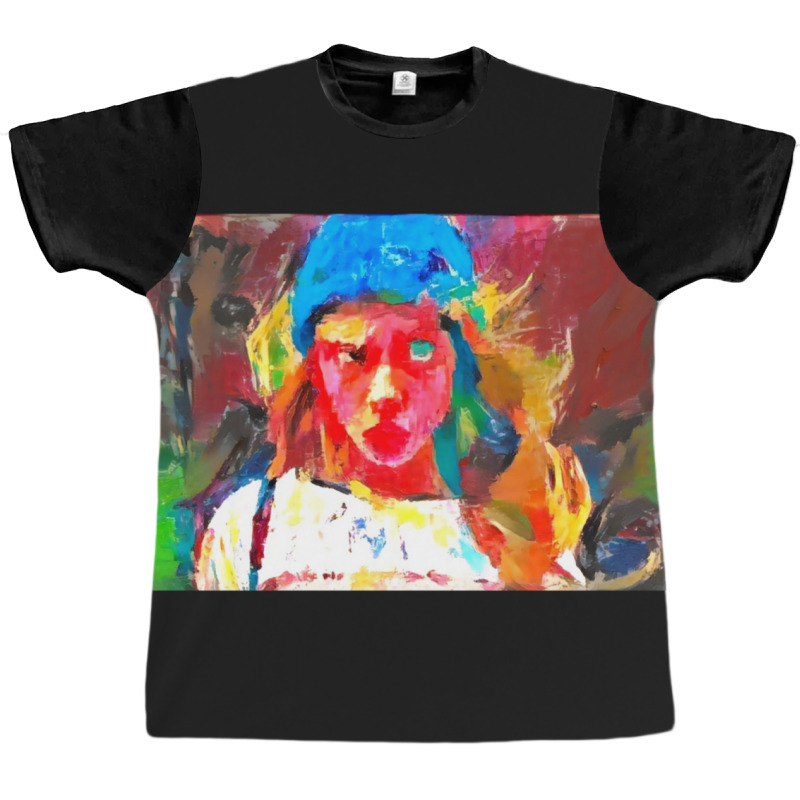 Very Wierd Colorful Girl Graphic T-shirt | Artistshot