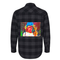 Very Wierd Colorful Girl Flannel Shirt | Artistshot