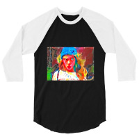 Very Wierd Colorful Girl 3/4 Sleeve Shirt | Artistshot