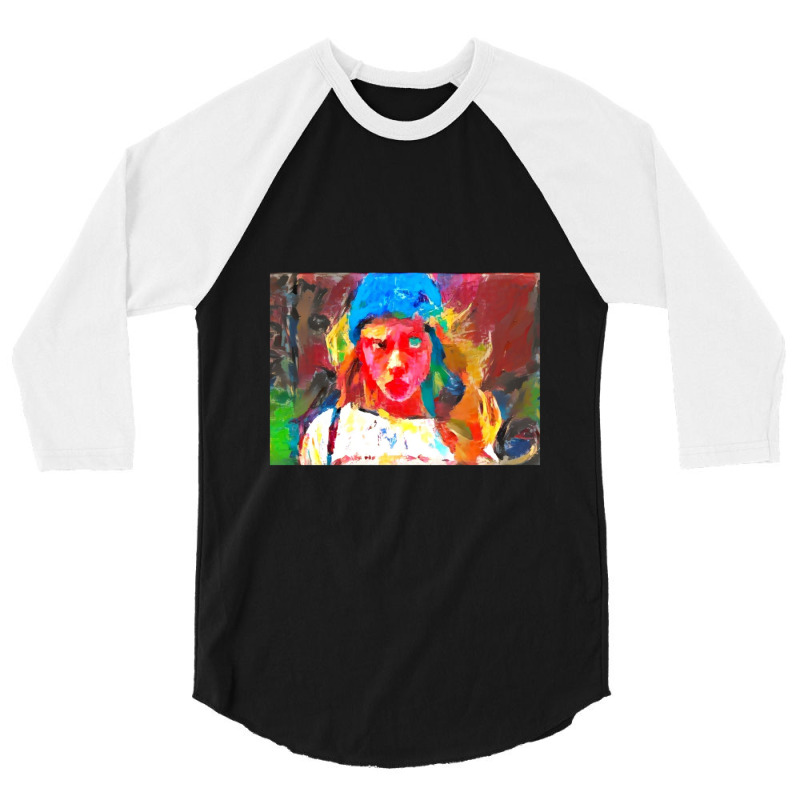 Very Wierd Colorful Girl 3/4 Sleeve Shirt | Artistshot