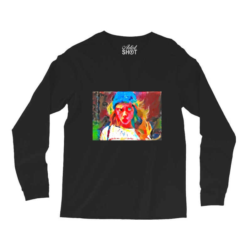 Very Wierd Colorful Girl Long Sleeve Shirts | Artistshot