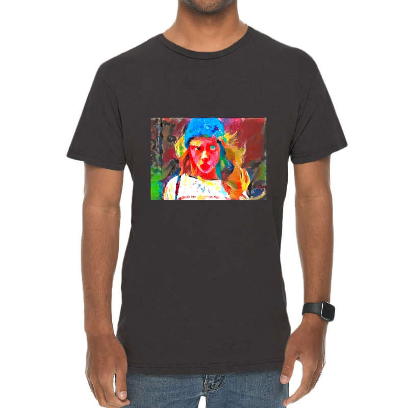 Very Wierd Colorful Girl Vintage T-shirt | Artistshot