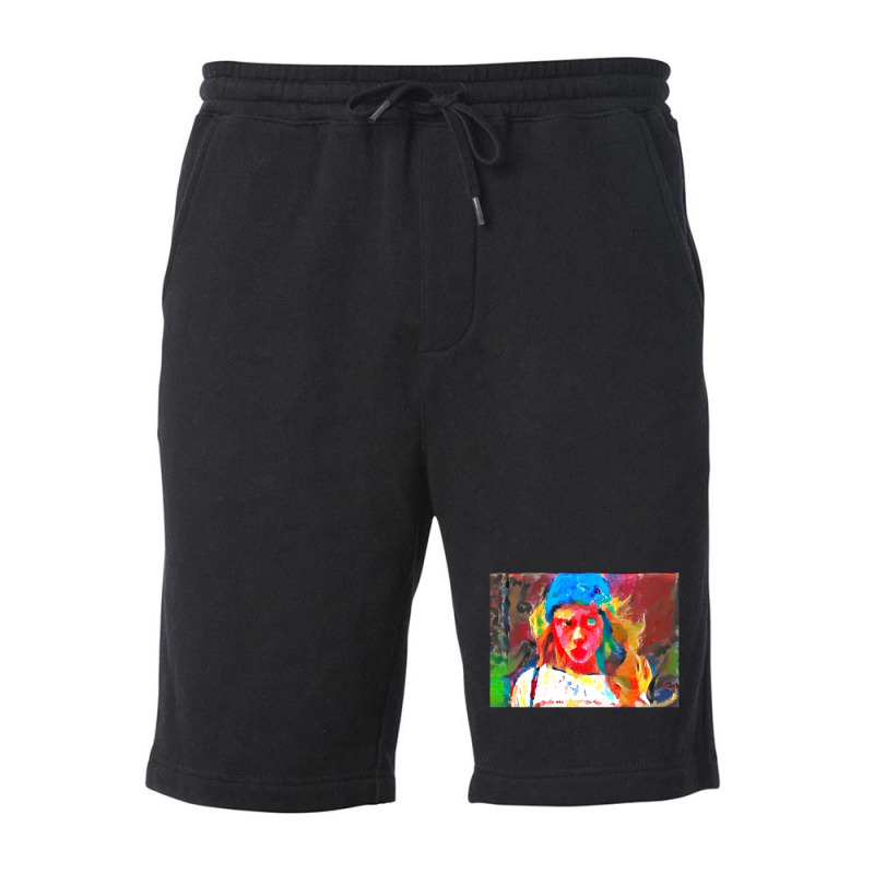 Very Wierd Colorful Girl Fleece Short | Artistshot