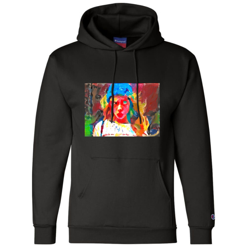 Very Wierd Colorful Girl Champion Hoodie | Artistshot