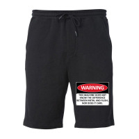 Warning This Machine Does Not Know The Difference Between Metal And Fl Fleece Short | Artistshot