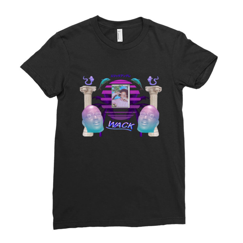 Funny Men Eric Andre Show Vaporwave Ladies Fitted T-Shirt by AbeaJuanje | Artistshot