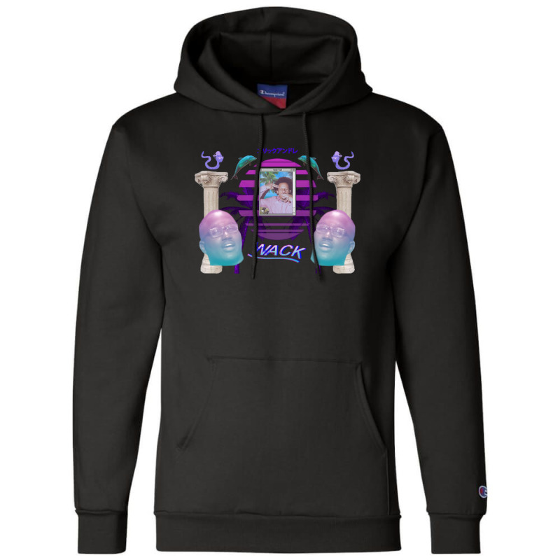 Funny Men Eric Andre Show Vaporwave Champion Hoodie by AbeaJuanje | Artistshot