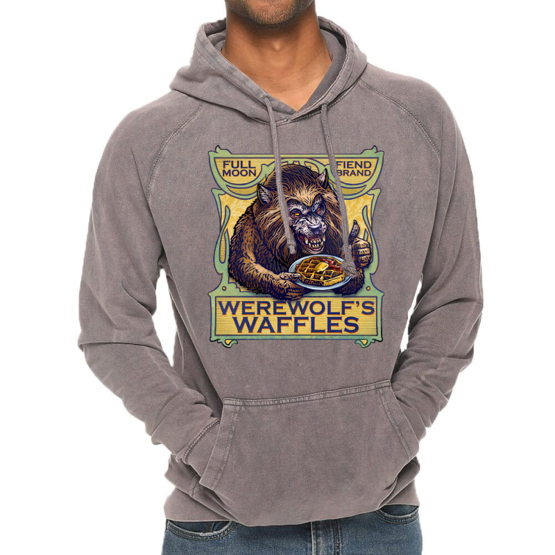 Werewolfs Waffles Nostalgia Vintage Hoodie by fizzoviklea | Artistshot