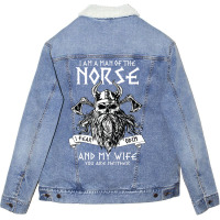 Hot Trend Mens I Am A Man Of The Norse Nordic Viking Mythology Unisex Sherpa-lined Denim Jacket | Artistshot