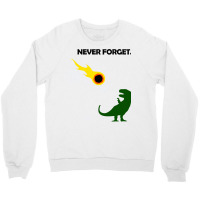 Never Forget (dinosaurs) Baby Yellow Crewneck Sweatshirt | Artistshot