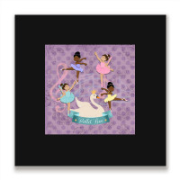 Limited Edition Ballet Love Little Ballerina Metal Print Square | Artistshot