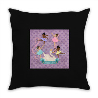 Limited Edition Ballet Love Little Ballerina Throw Pillow | Artistshot