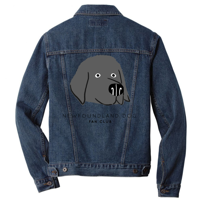 Newfoundland Dog Fan Club Baby Aesthetic Men Denim Jacket | Artistshot