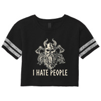 Hot Trend Mens I Hate People Norse Mythology Viking Scorecard Crop Tee | Artistshot