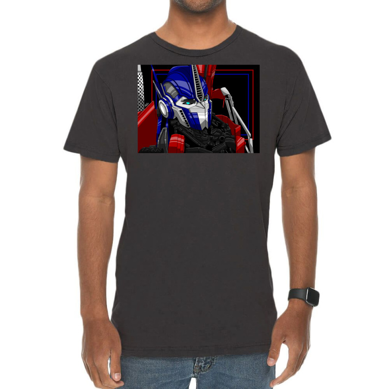 Transformers Prime Optimus Graphic Design Vintage T-shirt | Artistshot