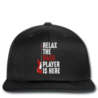 Limited Edition Relax The Bass Player Is Here Guitarist Instrument Str Printed Hat | Artistshot