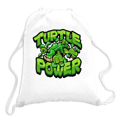 Teenage Mutant Ninja Turtles Power Drawstring Bags Designed By Salmanaz