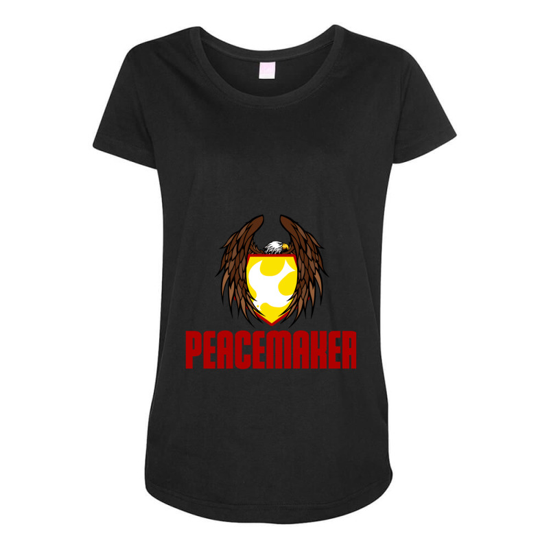 Superhero Peacemaker Eagly Logodesign For Men & Women Maternity Scoop Neck T-shirt | Artistshot