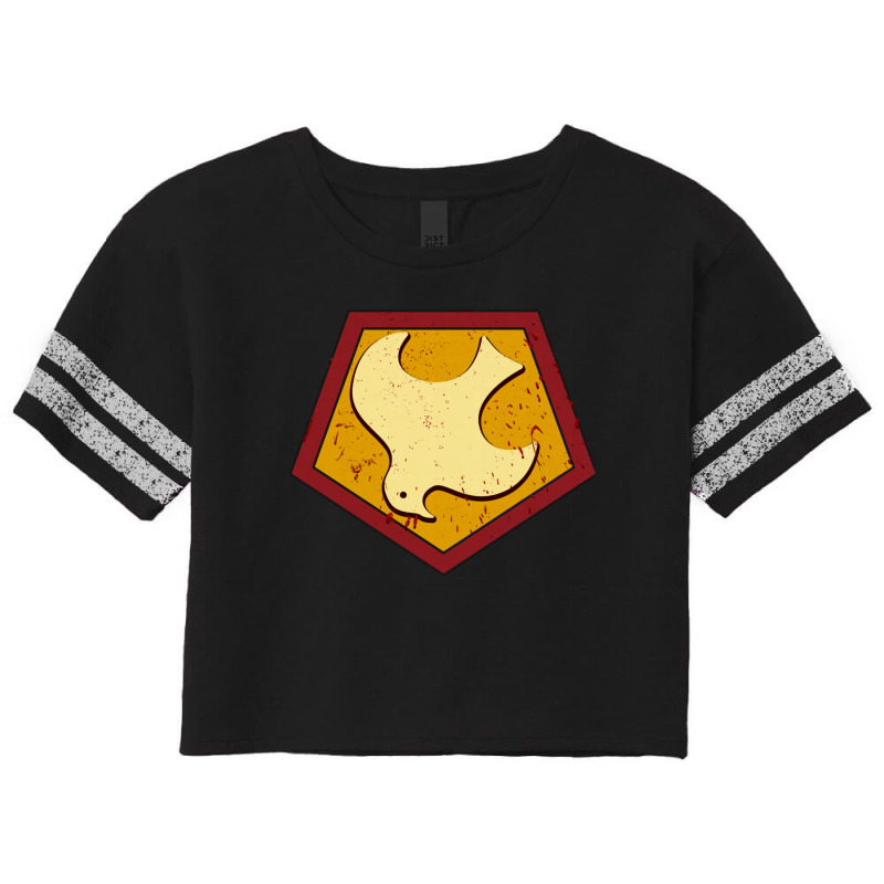 Superhero Peacemaker Emblemdesigns For Men & Women Scorecard Crop Tee | Artistshot