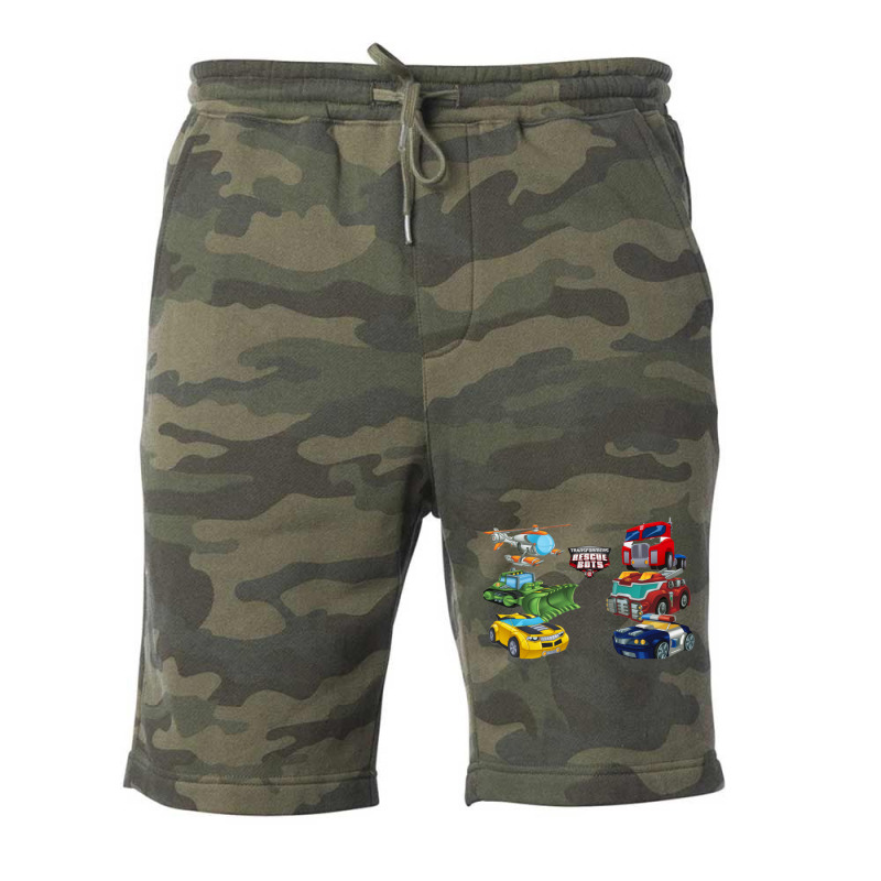 Transformers Rescue Bots Vechicles Fleece Short | Artistshot