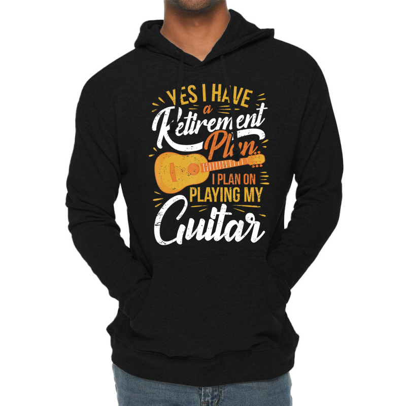 Hot Trend Retired Guitar Player Retirement Guitarist Old-age Pension Lightweight Hoodie | Artistshot