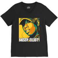 Missy Elliott Misdemeanor Melissa Arnette Elliott An American Rapper S V-neck Tee | Artistshot