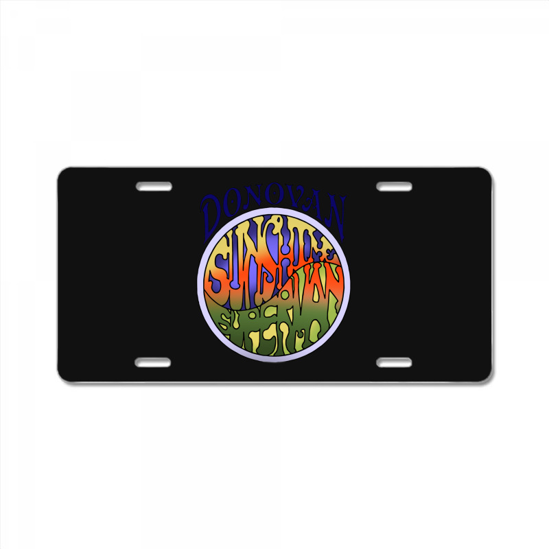 Donovan Sunshine Man License Plate | Artistshot