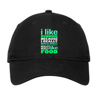 I Like Running Adjustable Cap | Artistshot