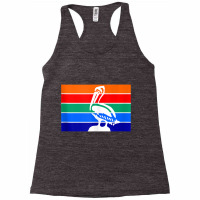 St. Petersburg Florida Pelican Flag Local Heritage Pride Tank Top Racerback Tank | Artistshot