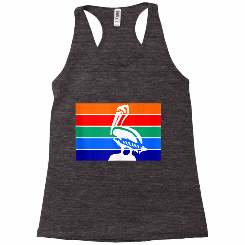 St. Petersburg Florida Pelican Flag Local Heritage Pride Tank Top Racerback Tank by been | Artistshot