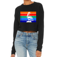 St. Petersburg Florida Pelican Flag Local Heritage Pride Tank Top Cropped Sweater | Artistshot