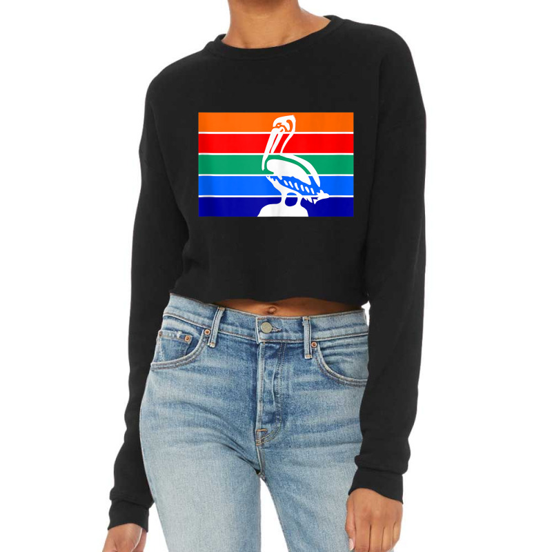 St. Petersburg Florida Pelican Flag Local Heritage Pride Tank Top Cropped Sweater by been | Artistshot