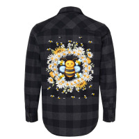 Bee And Flowers Flannel Shirt | Artistshot