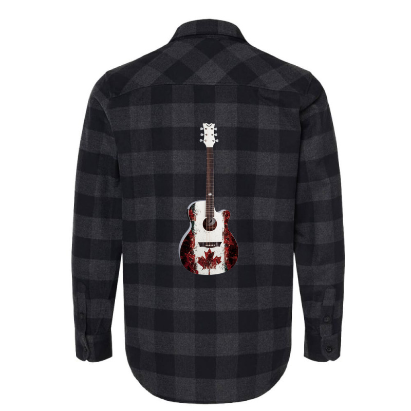 Canada Guitara Gift Flannel Shirt by aikhangawade | Artistshot