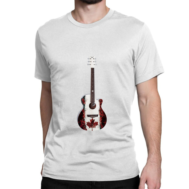 Canada Guitara Gift Classic T-shirt by aikhangawade | Artistshot