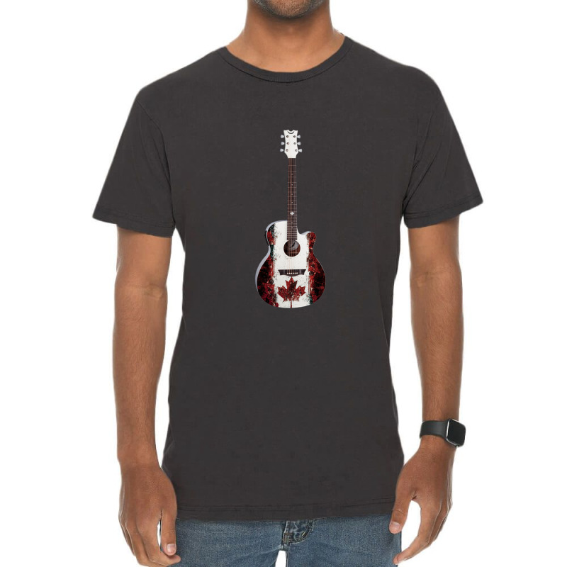 Canada Guitara Gift Vintage T-Shirt by aikhangawade | Artistshot