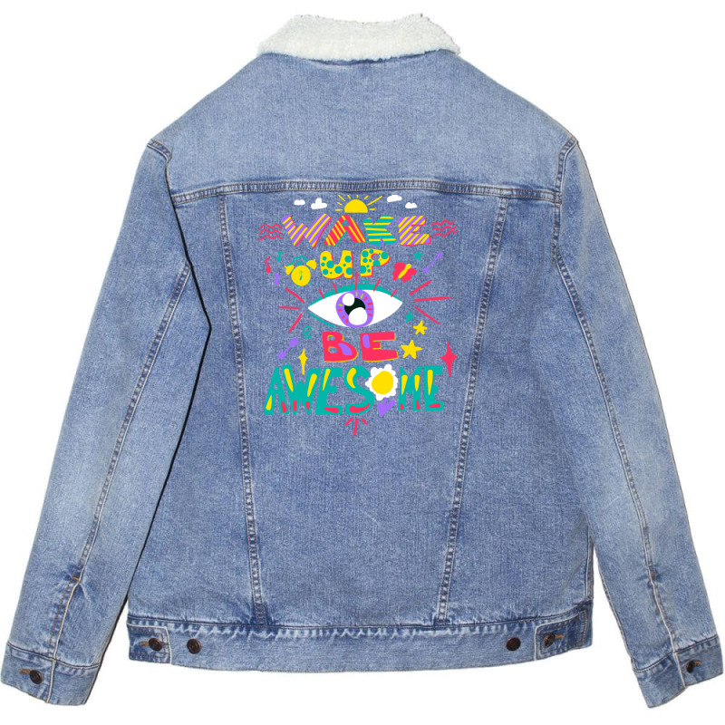 Wake Up Unisex Sherpa-lined Denim Jacket | Artistshot