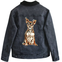 Dog Life Unisex Sherpa-lined Denim Jacket | Artistshot