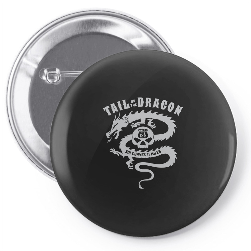 Tail Of The Dragon Pin-back Button | Artistshot