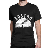 Hot Trend Vintage Boston Massachusetts Skyline Classic T-shirt | Artistshot