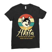 Trending Proud Akita Owner Akita Puppy Lover, Akita Birthday G Ladies Fitted T-shirt | Artistshot