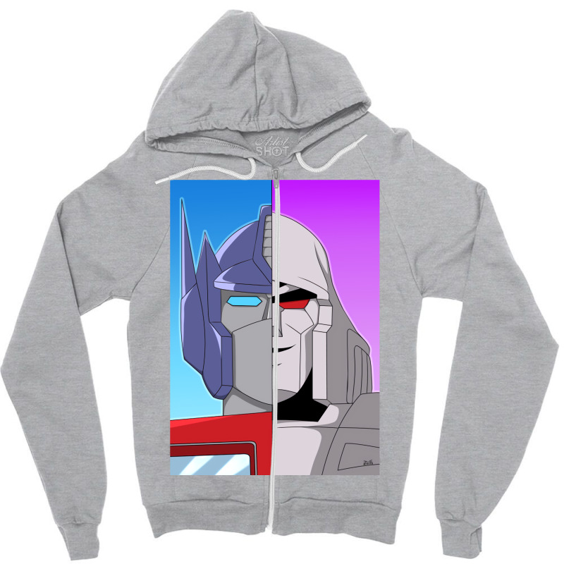 Transformers The Prime And Mega Evilgifts Fans Zipper Hoodie | Artistshot