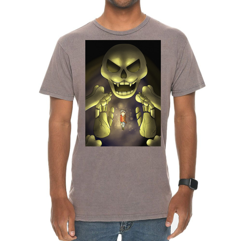 Skeleton  Terrarias Vintage T-Shirt by megannukunug | Artistshot