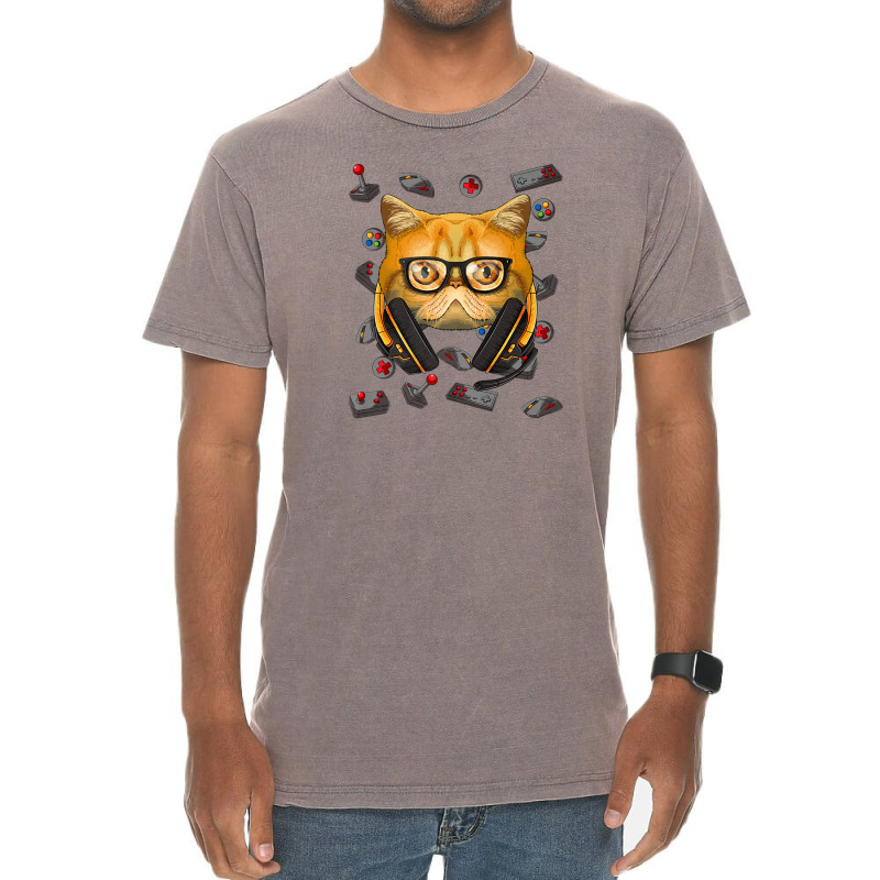 Gamer Exotic Shorthair Gaming Video Game Player Boys Kids Vintage T-Shirt by idreezaldawex | Artistshot