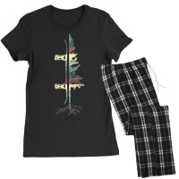 Trending Vintage Pine Snowboard Snowboarding Women's Pajamas Set | Artistshot